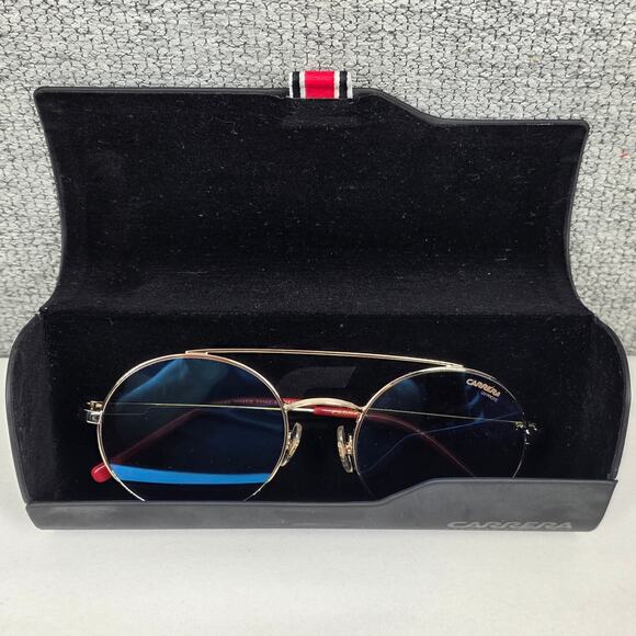 CARRERA 2004T/S Y11HZ SUNGLASSES – GOLD FRAME – GREEN MIRROR LENSES – SIZE 51–19 - Picture 7 of 14